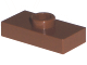 [P 3794 (Reddish Brown)] Plate, Modified 1 x 2 with 1 Stud, Jumper (Undetermined Type)