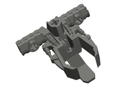 [P 54271 (Pearl Dark Gray)] Bionicle Zamor Sphere Launcher