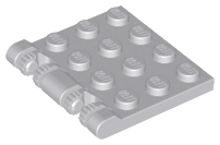 Hinge Plate 3 x 4 Locking Dual 2 Finger, 9 Teeth
