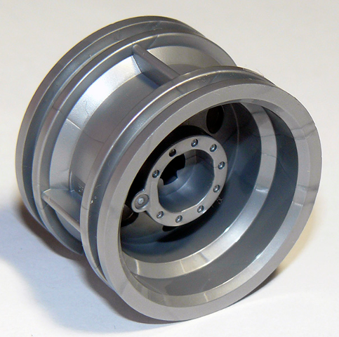 Wheel 30.4mm D. x 20mm with No Pin Holes and Reinforced Rim