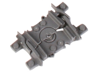 [P 88492c00 (Dark Bluish Gray)] Train, Track Plastic (RC Trains) Flexible Segment