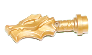 Minifigure, Weapon Sword Hilt with Dragon Head