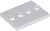 Tile, Modified 3 x 4 with 4 Studs in Center