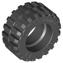[P 92402 (Black)] Tire 30.4 x 14 Offset Tread - Band Around Center of Tread