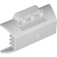 [P 61069 (Very Light Bluish Gray)] Technic, Panel Engine Block Half / Side Intake