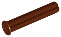 [P 24316 (Reddish Brown)] Technic, Axle  3L with Stop