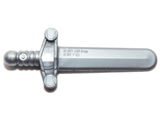 [P 76764 (Flat Silver)] Minifigure, Weapon Sword, Shortsword Elaborate Hilt