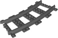 [P 53400 (Dark Bluish Gray)] Train, Track Plastic (RC Trains) Curve