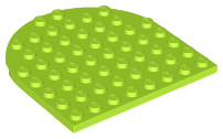 Plate, Round 8 x 8 Rounded End