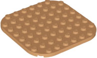 Plate, Round 8 x 8 with Rounded Corners