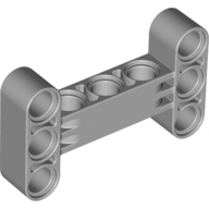 [P 14720 (Light Bluish Gray)] Technic, Liftarm, Modified H-Shape Thick 3 x 5 Perpendicular