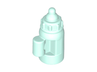 [P 18855 (Light Aqua)] Minifigure, Utensil Baby Bottle with Handle