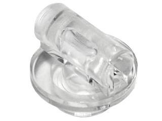 [P 25893u (Trans-Clear)] Plate, Round 1 x 1 with Bar Handle (Undetermined Type)