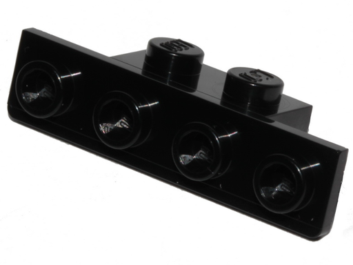Bracket 1 x 2 - 1 x 4 with Two Rounded Corners at the Bottom