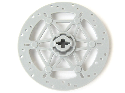 [P 65416 (Light Bluish Gray)] Technic, Steering Brake Disk 6 x 6