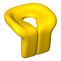 [P 2610 (Yellow)] Minifigure Life Jacket