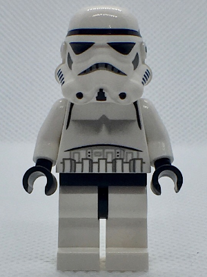 [M sw0188 (No Colour)] Imperial Stormtrooper - Black Head, Dotted Mouth Helmet