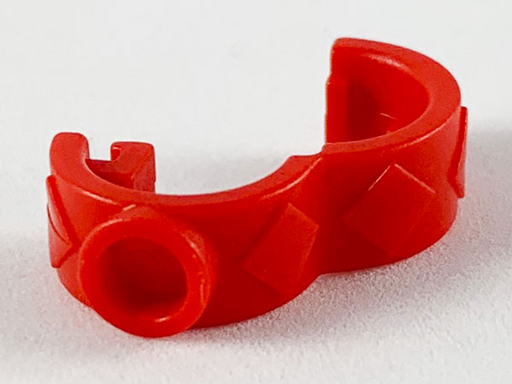 [P x17 (Red)] Scala, Clothes Hair Clip / Watch, Round Type