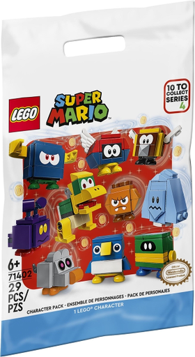 [S char04-4 (No Colour)] Bully, Super Mario, Series 4 (Complete Set)