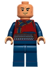 [M sh826 (No Colour)] Wong - Dark Red Robe, Dark Blue Legs