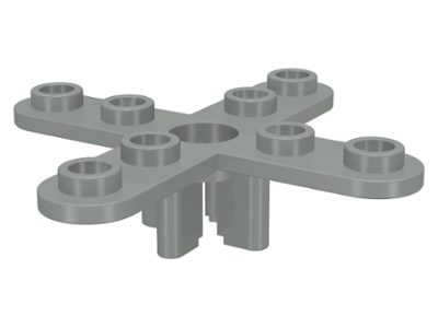 Propeller 4 Blade 5 Diameter with Rounded Ends and Open Hub