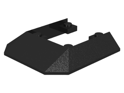 Wedge 6 x 6 Cutout (Train Roof)