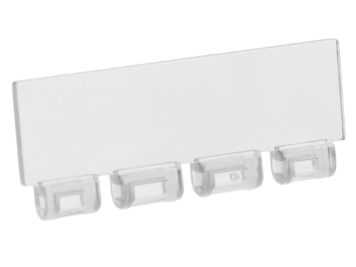 [P 30161 (Trans-Clear)] Windscreen 1 x 4 x 1 1/3 with Bottom Hinge