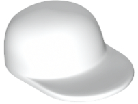 Minifigure, Headgear Cap - Long Flat Bill