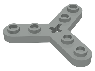 Technic, Plate Rotor 3 Blade with Smooth Ends and 6 Studs (Propeller)