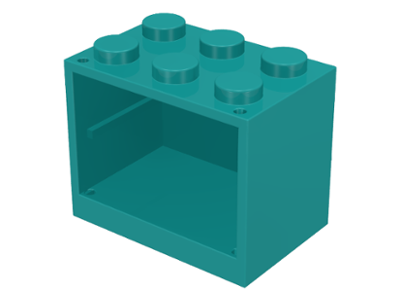 Container, Cupboard 2 x 3 x 2 - Solid Studs