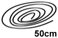 [P x77ac50 (Black)] String, Cord Thin    50cm