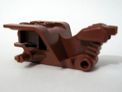 [P 30187e (Reddish Brown)] Tricycle Body Top with Reddish Brown Chassis