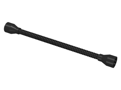 [P 73590c03a (Black)] Hose, Flexible  8.5L with Tabless Ends (Ends same color as Tube, ends not removable)