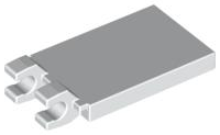 Tile, Modified 2 x 3 with 2 Clips Angled