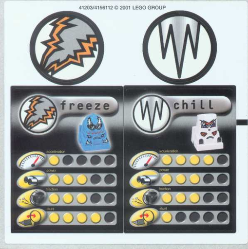 [P 4579stk02 (No Colour)] Sticker Sheet for Set 4579 - Sheet 2 (41203/4156112)