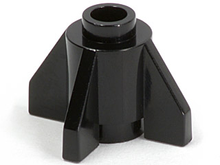 Brick, Round 1 x 1 with Fins