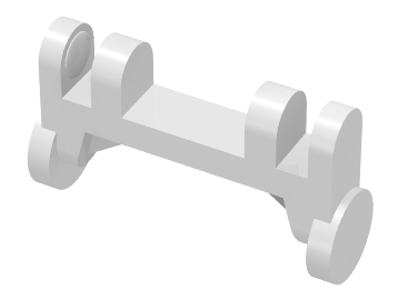 [P 4715 (White)] Minifigure, Utensil Stretcher Wheels
