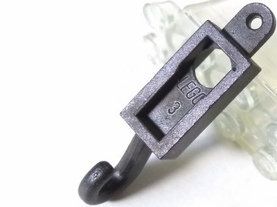 [P x99 (Black)] Hook Metal 1 x 4 x 1