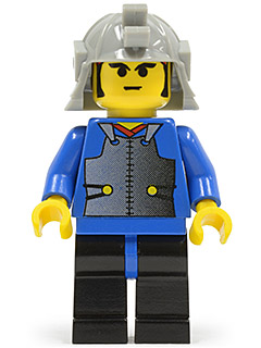 [M cas055 (No Colour)] Ninja - Samurai, Blue Young