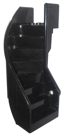 Stairs 6 x 6 x 9 1/3 Curved Enclosed