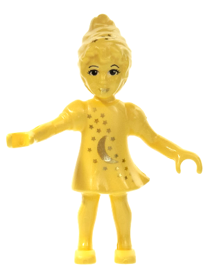 [M belvfairy09 (No Colour)] Belville Fairy - Light Yellow with Moon Pattern (Millimy)