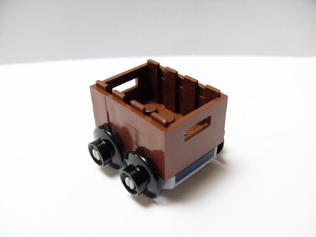 [S 7979-13 (No Colour)] Advent Calendar 2008, Castle (Day 12) - Container on Wheels