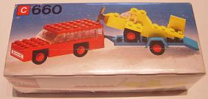 [S 660-1 (No Colour)] Car with Plane Transporter