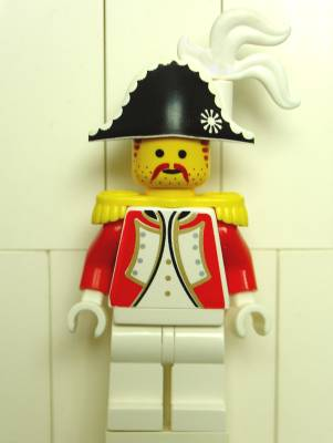 [M pi074 (No Colour)] Imperial Guard - Admiral with White Plume Triple