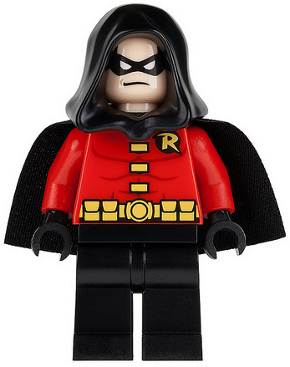 [M sh059 (No Colour)] Robin - Black Cape and Hood