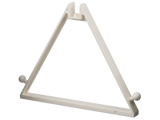 [P 30108 (White)] Belville Tent Frame 1 x 12 x 8 Triangle with Top Recessed Hollow Stud and Tow Ball on Sides