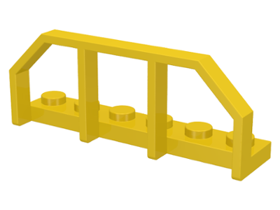 Plate, Modified 1 x 6 with Train Wagon End