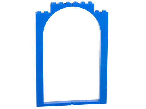 [P 33240 (Blue)] Belville Wall, Door Frame Arched Swivel 1 x 10 x 12
