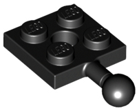 Plate, Modified 2 x 2 with Tow Ball and Hole