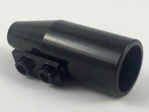 [P 4868a (Black)] Engine, Smooth Large, 1 x 2 Thin Top Plate